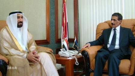 وزير الداخلية لدى استقباله رئيس الوفد الإماراتي أمس