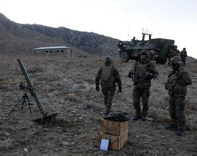 قوات من الناتو في أحد جبال أفغانستان