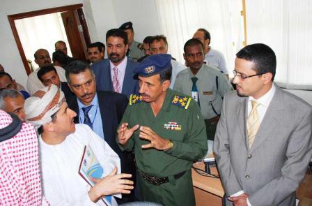 مدير أمن محافظة عدن يشرح المنظومة الأمنية لخليجي (20)