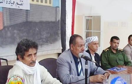 علي قاسم طالب في اللقاء التشاوري الذي عقد بمديرية الضالع أمس