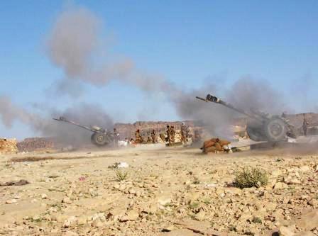 القوات المسلحة تتصدى للعناصر الإرهابية في صعدة