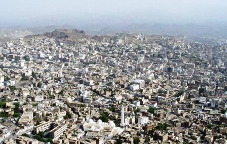 منظر عام لمدينة تعز