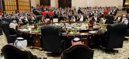 قادة دول مجلس التعاون في الجلسة الختامية أمس