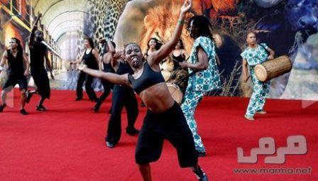 رقصات جنوب افريقية على منصة سحب القرعة