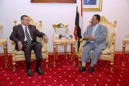 الراعي يلتقي السفير الفلسطيني في صنعاء