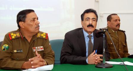 المصري يلقي محاضرته أمس