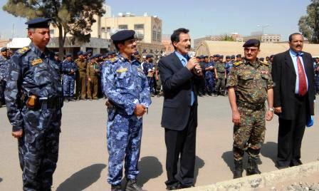 المصري في حفل اختتام دورة المجندين الجدد من قوات النجدة والأمن