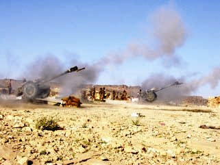 القوات المسلحة تتصدى للإرهابيين الحوثيين وتكبدهم خسائر فادحة