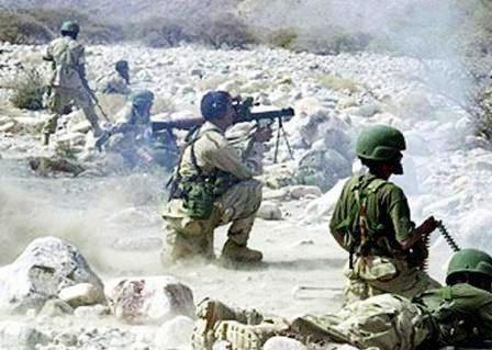 القوات المسلحة تطارد فلول الإرهابيين الحوثيين