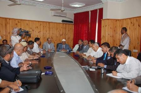 اللجنة البرلمانية المكلفة بتقصي الحقائق بلحج وأبين أمس