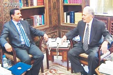 عبدالله الأحمر يلتقي رئيس الوفد اليمني