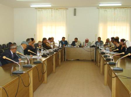 نائب رئيس مجلس النواب يتراس اجتماعاً للجنة الأمنية الخاصة بتقص الحقائق