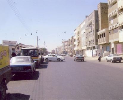 أحد شوارع مدينة المنصورة