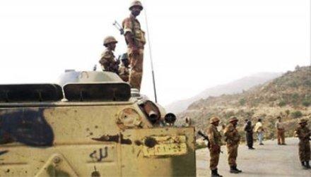 جانب من الوحدات العسكرية بعد تطهير عدد من المزارع والمواقع في آل عقاب وقرب الصمع