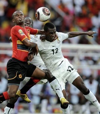 من مباراة غانا وأنجولا