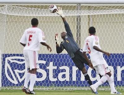 ‎لقطة من مباراة مالي ضد مالاوي