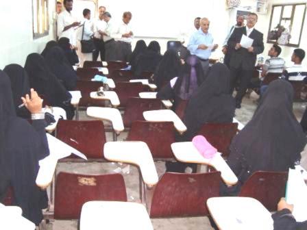 د. حبتور يتفقد سير الامتحانات