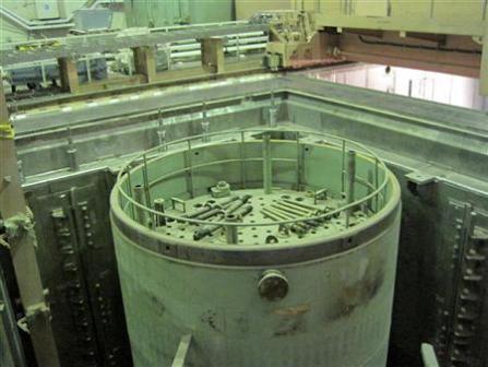 صورة من إحدى المفاعلات النووية الإيرانية