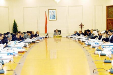 مجلس الوزراء في اجتماعه الأسبوعي أمس