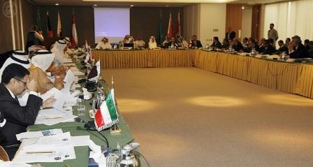 من جلسات أعمال اجتماع فريق العمل المشترك بين اليمن والمانحين