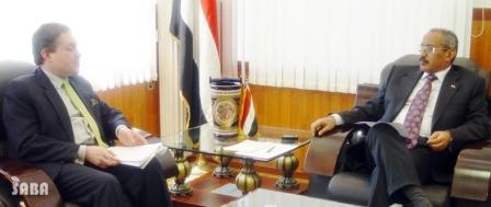 ‎وزير العدل يلتقى  السفير الأسباني