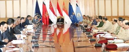 رئيس الجمهورية يترأس اجتماعاً لمجلس الدفاع الوطني أمس