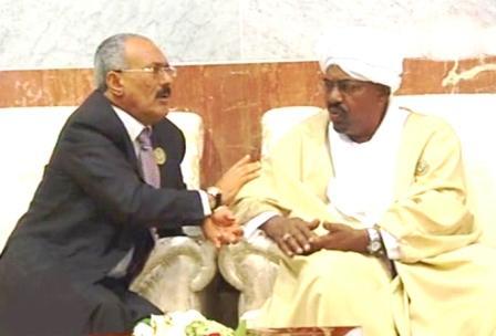رئيس الجمهورية مع نظيره السوداني