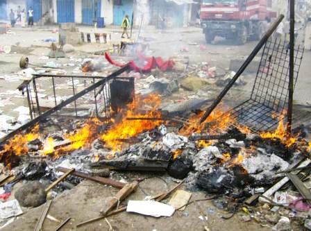 من أعمال التخريب التي تقوم بها عناصر خارجة على القانون