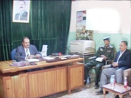 اجتماع اللجنة الأمنية في الضالع