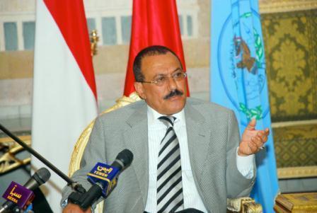 رئيس الجمهورية في احتفال الإعلاميين بيوم الإعلام اليمني في 19 مارس من العام الماضي