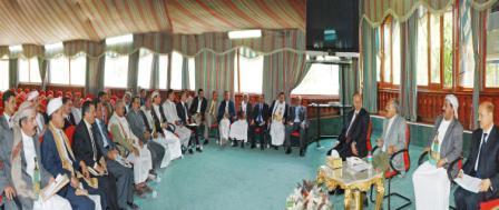 رئيس الجمهورية لدى لقائه أعضاء اللجان الوطنية الإشرافية على تنفيذ النقاط الست أمس