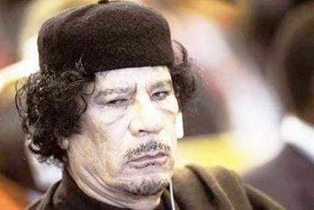 الزعيم الليبي معمر القذافي في روما يوم 16 نوفمبر 2009.