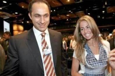 جمال مبارك وقرينته