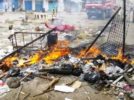 من أعمال التخريب في لحج