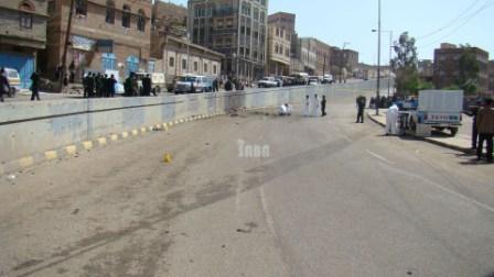 موقع العملية الإنتحارية الإرهابية