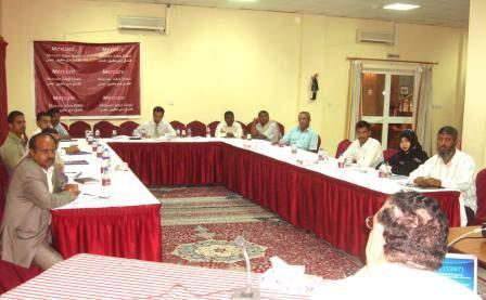 من فعاليات الورشة التدريبية