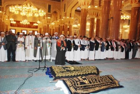 رئيس الجمهورية يودي الصلاة على الفقيدين في جامع الصالح أمس