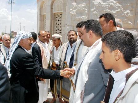 رئيس الجمهورية يقدم التعازي لأسرة الفقيدين أمس