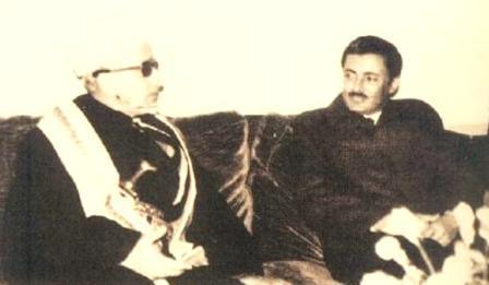 الرئيسان القاضي عبدالرحمن الإرياني (يسار) وسالم ربيع علي أثناء لقاء طرابلس