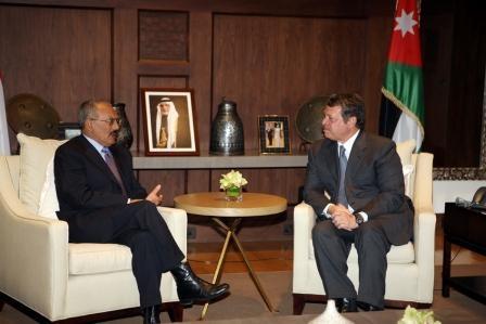 قمة يمنية - أردنية برئاسة فخامة الأخ الرئيس علي عبدالله صالح وجلالة الملك عبدالله الثاني