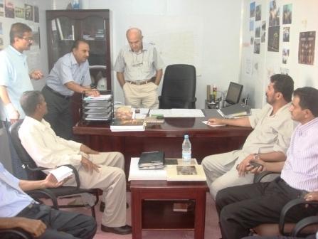 .. ويتفقد مشروع المجمع الفندقي السياحي بالحسوة