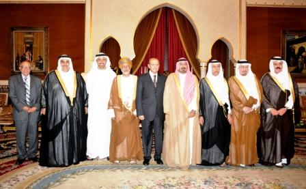 وزير الخارجية مع نظرائه في دول الخليج