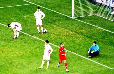 لقطات من مباراة البرتغال وكوريا الشمالية