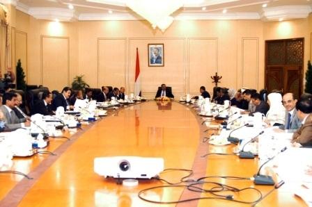مجلس الوزراء في اجتماعه أمس