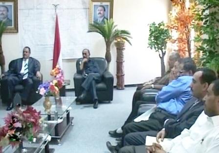 محافظ الضالع يلتقي لجنة الشورى لتقصي الحقائق