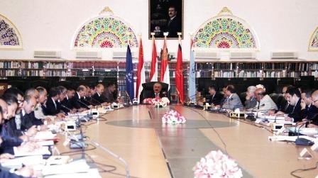 اجتماع مجلس الوزراء برئاسة رئيس الجمهورية أمس