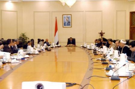 مجلس الوزراء في اجتماعه أمس