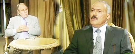 الرئيس يتحدث في مقابلة مع قناة (روسيا اليوم)