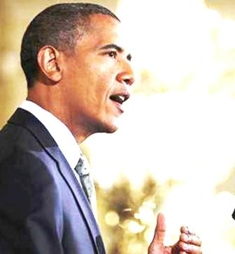الرئيس الأمريكي باراك اوباما يتحدث في البيت الأبيض بواشنطن الأربعاء الماضي