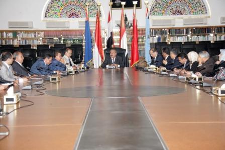 رئيس الجمهورية يترأس اجتماع اللجنة العامة للمؤتمر الشعبي العام أمس